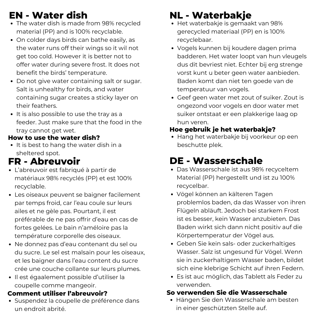 Wasserschale Hive Braun Wasserschale Hive Braun