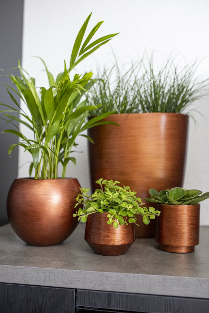 Gefäß Zylinder Retro Kupfer