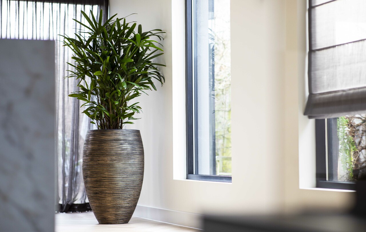 Gefäß Elegant Deluxe Rib NL Schwarz Gold