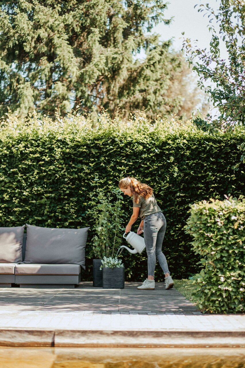 Topf Quadratisch Rib NL Schwarz