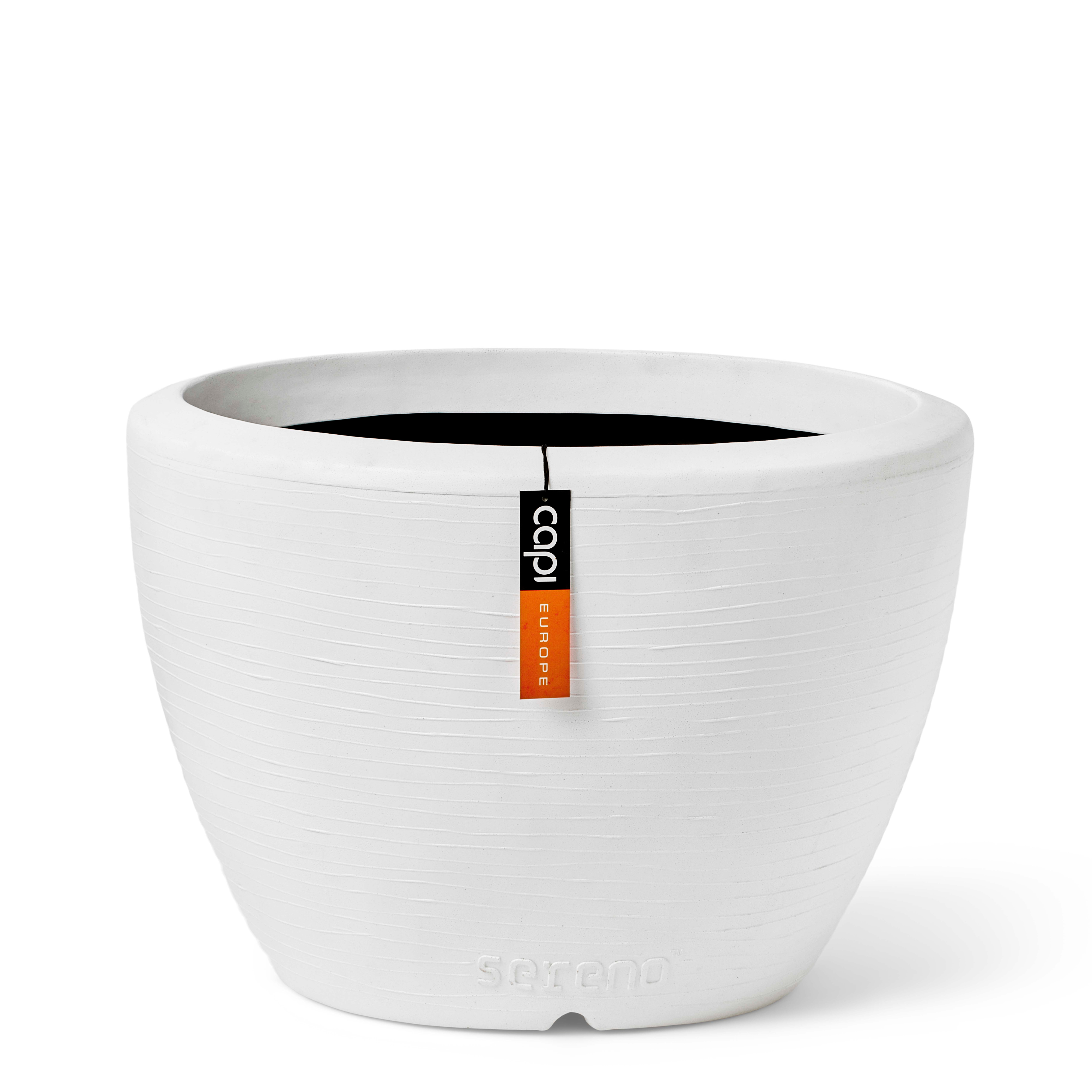 Topf Kugel Arc Granite Weiß