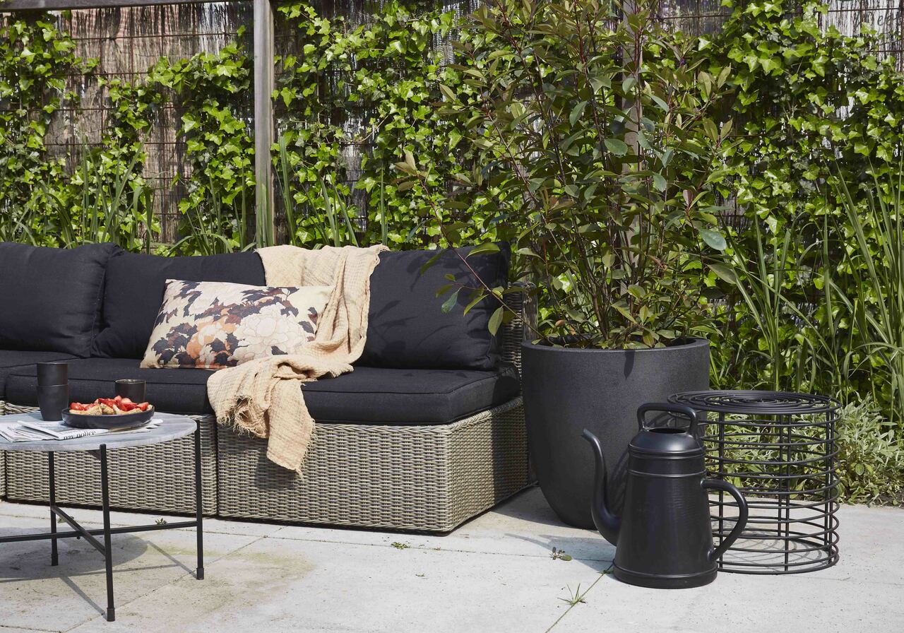 Gießkanne Lungo Schwarz