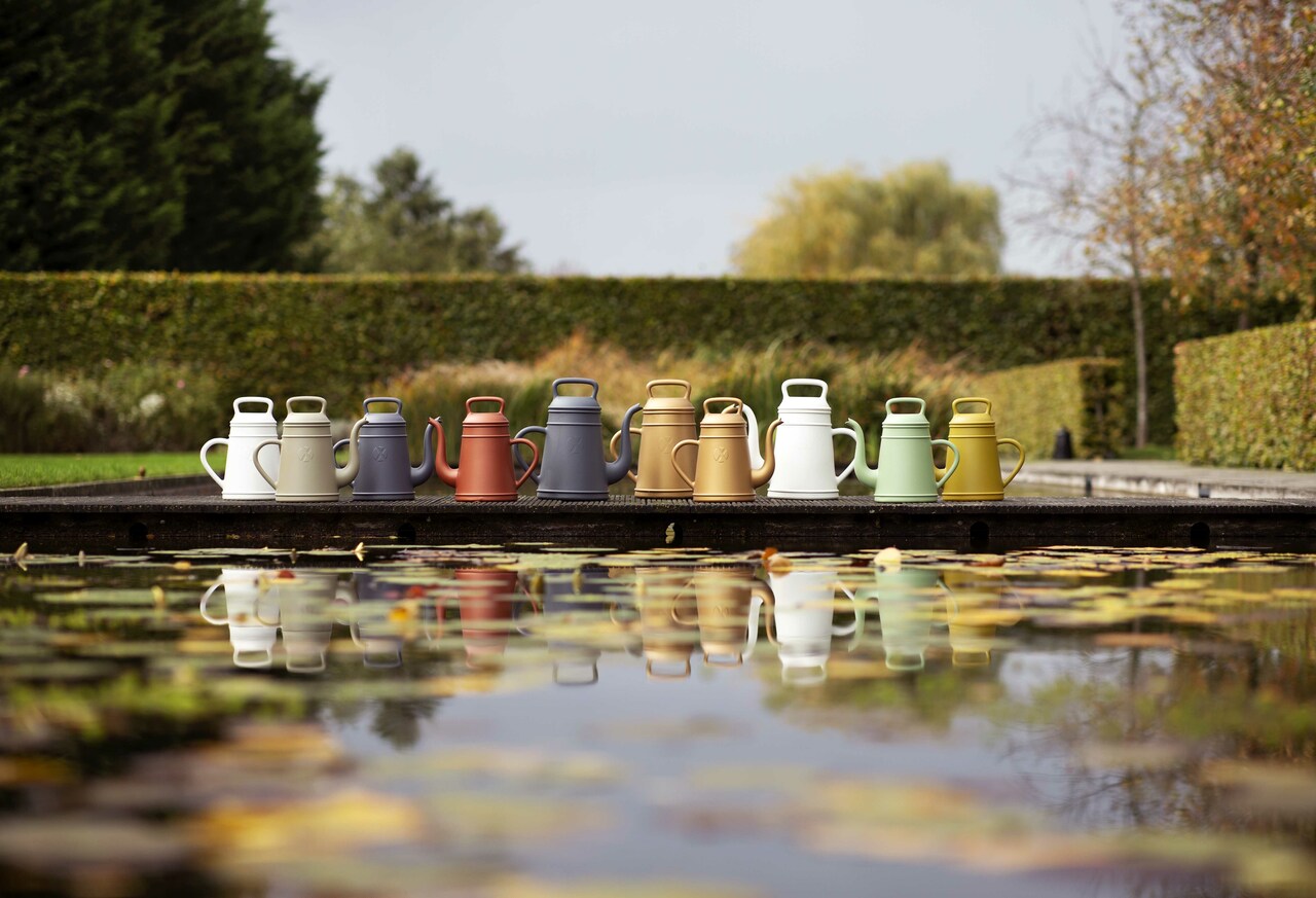 Gießkanne Lungo Schiefergrau