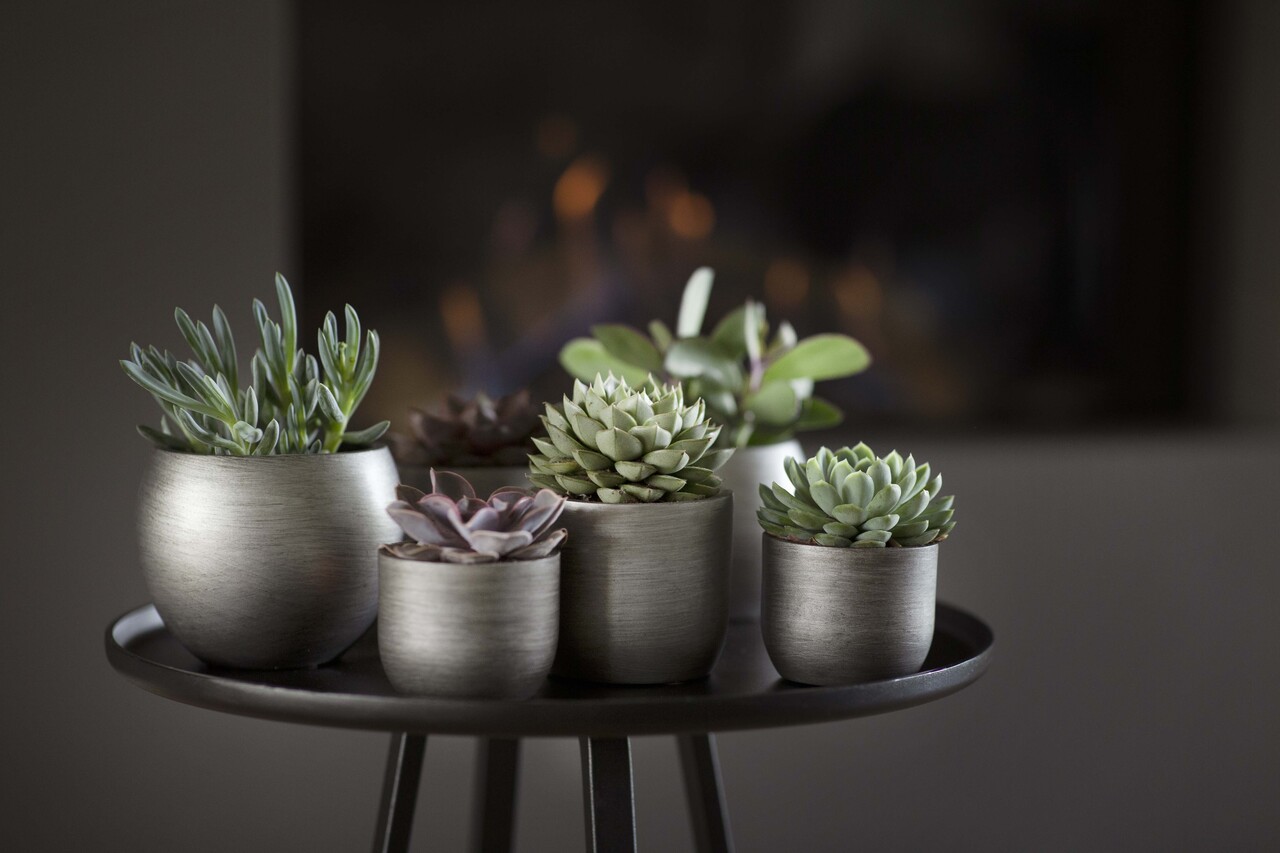 Gefäß Kugel Retro silber Gefäß Kugel Retro silber