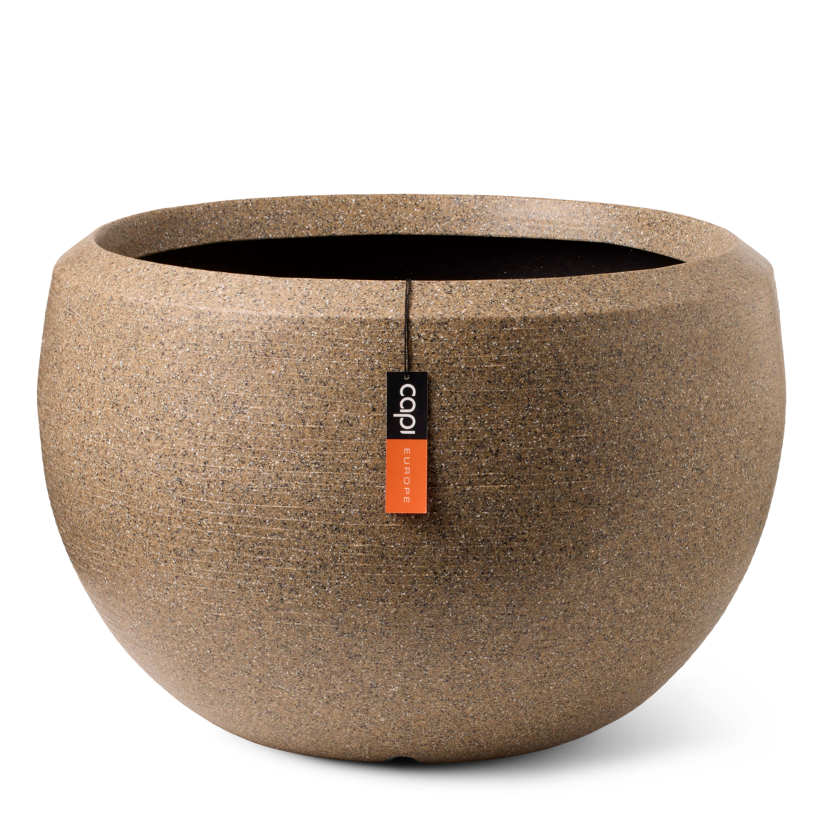 Gefäß Kugel Granite warmes Taupe Gefäß Kugel Granite warmes Taupe