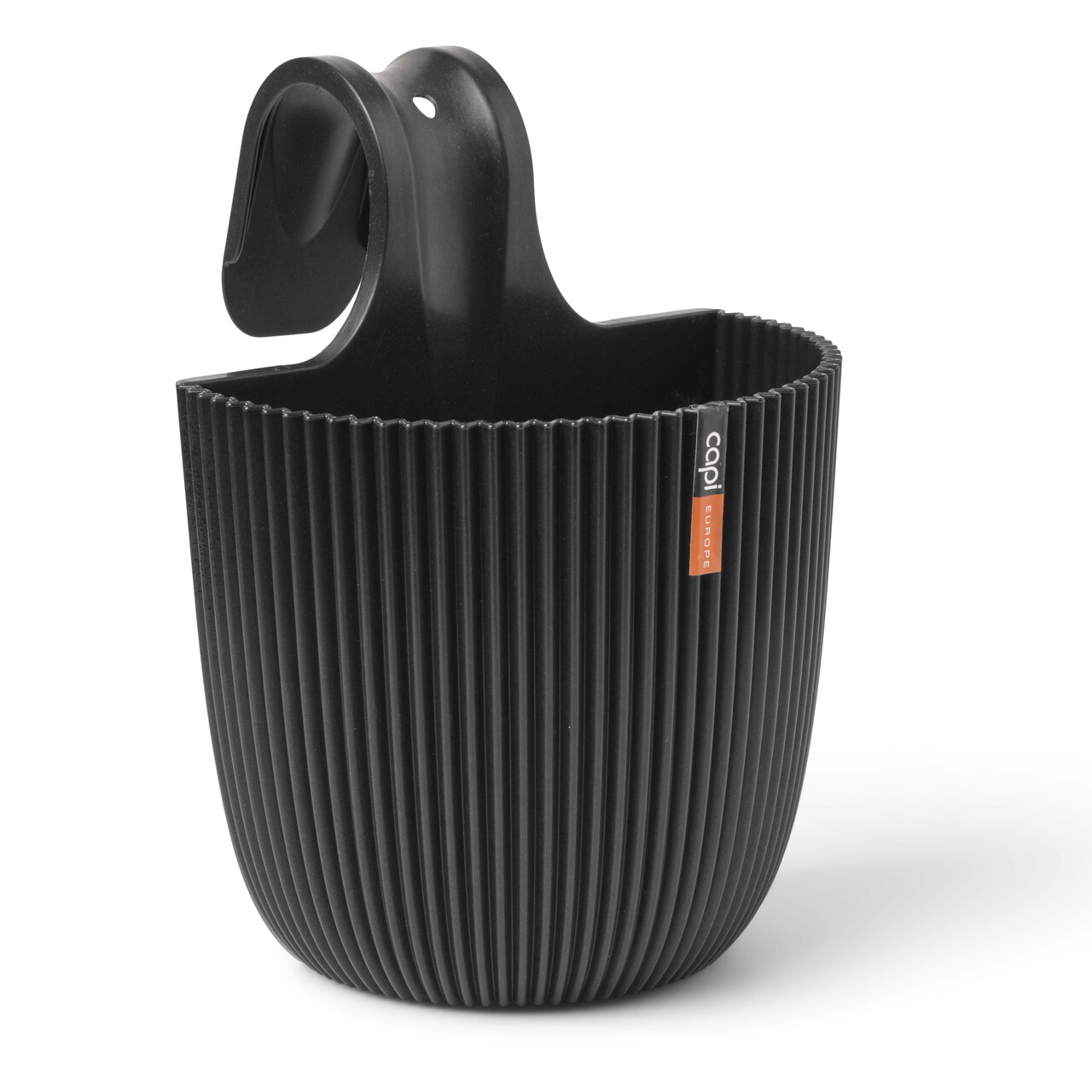 Balkongeländer-Kasten Groove Textile schwarz