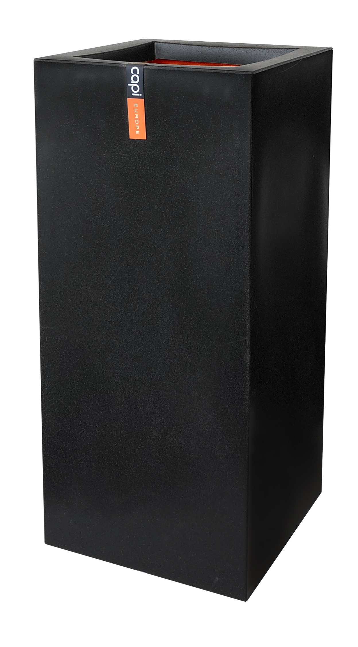 Planter Rectangle Smooth Black