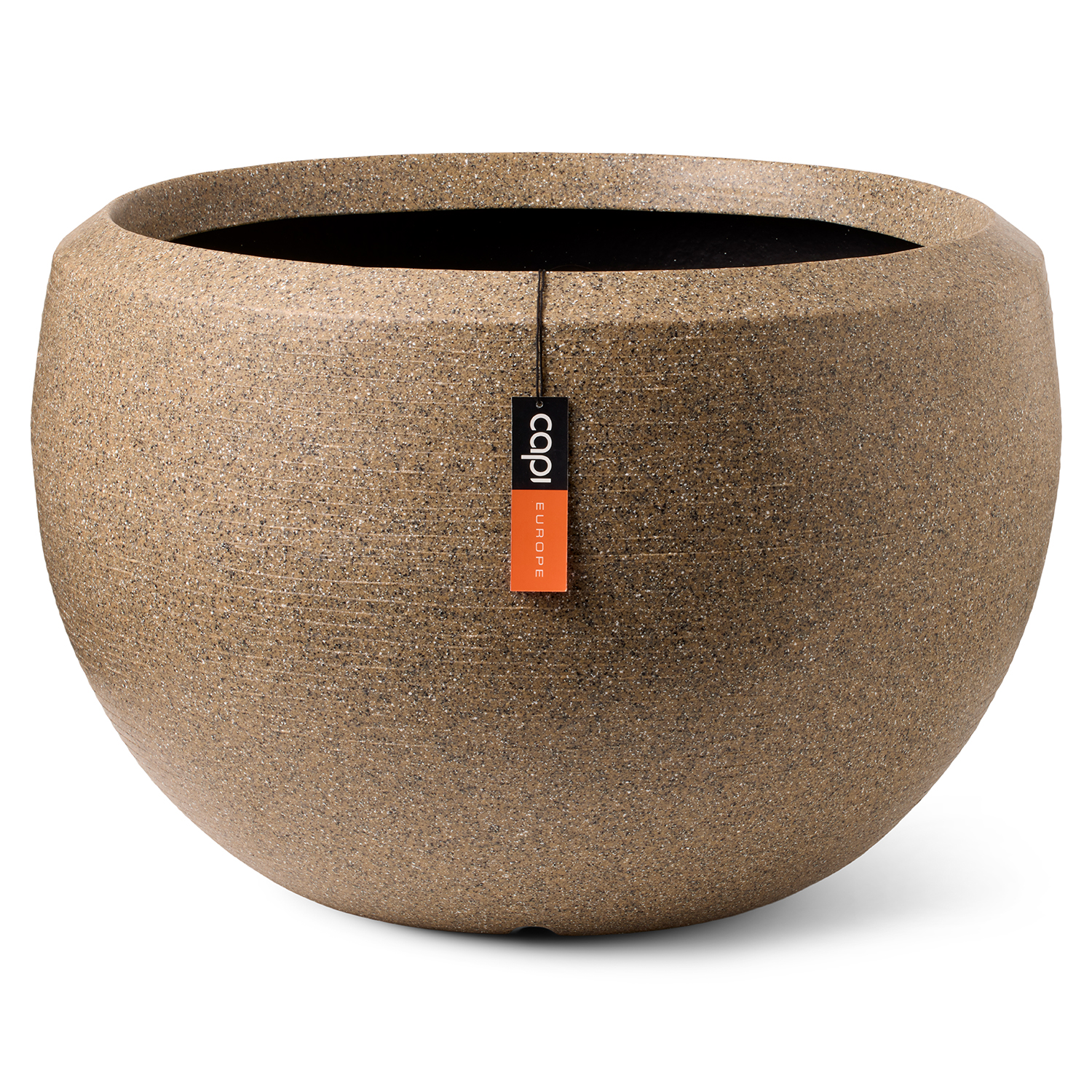 Vase ball Arc Granite Warm taupe