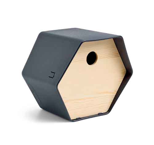 Bird House 1 Hive Anthracite