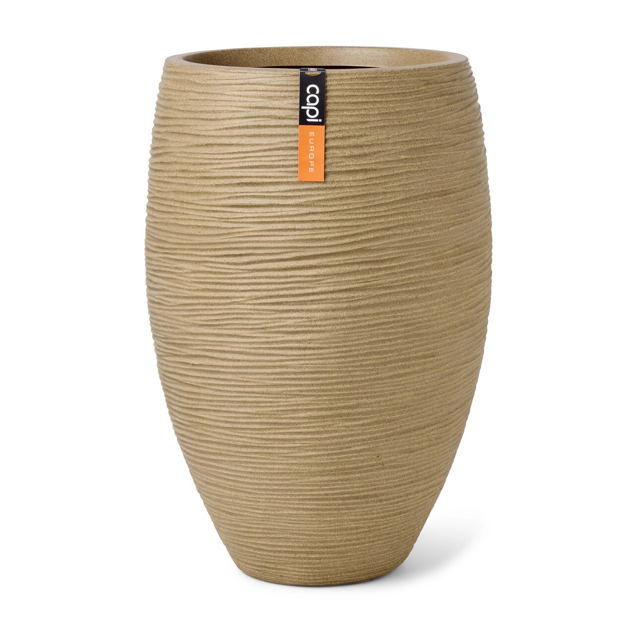 Vase Elegant Deluxe Rib Beige