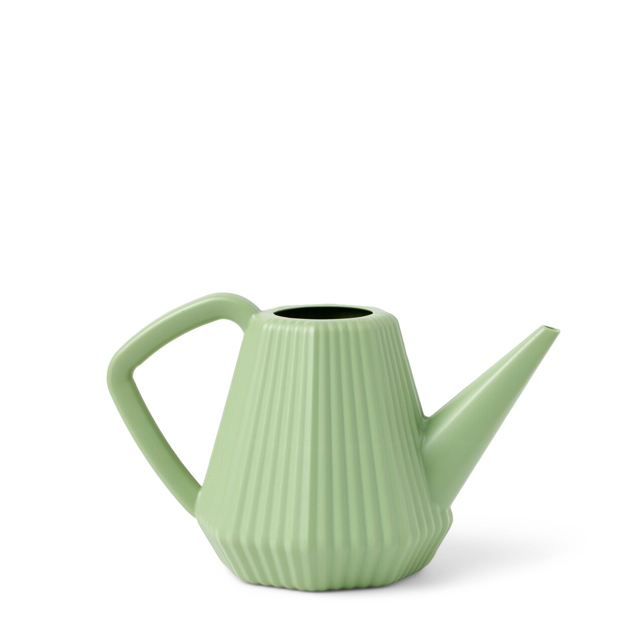 Watering can Doppio Groove Old green
