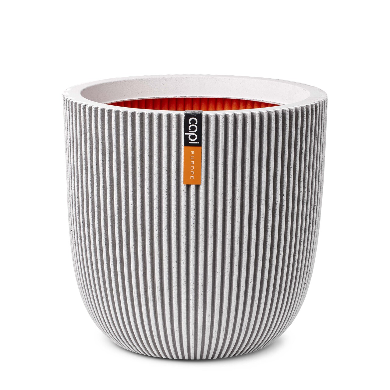 Planter ball Groove NL Ivory