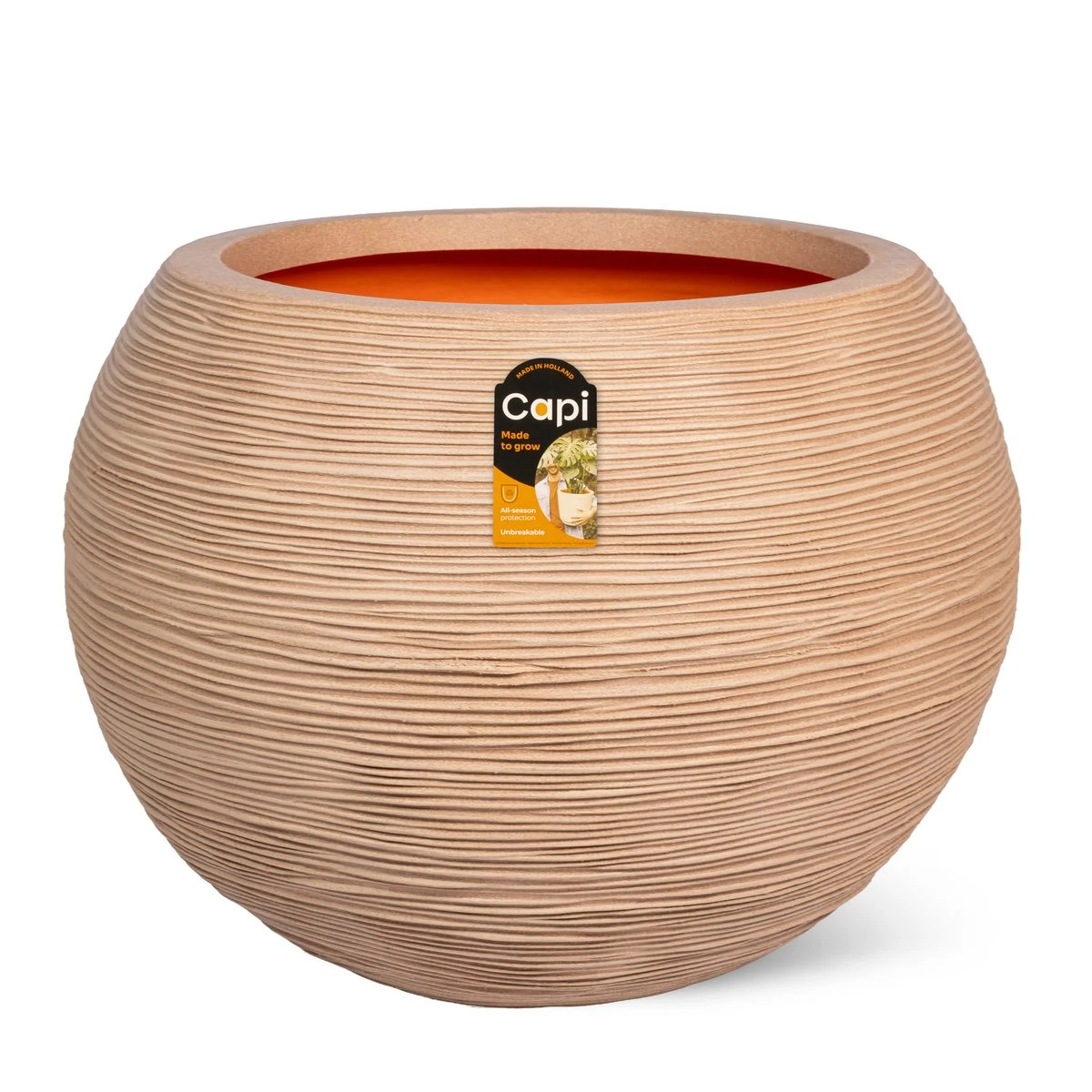 Vase ball Rib Terra